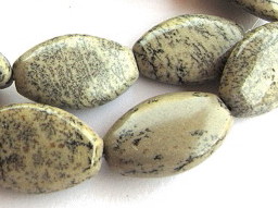 Dendritenjaspis, Olive, ca. 28x18mm
